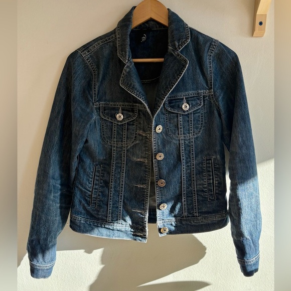 Vintage Lois Jeans Distressed Denim Jacket – Size Small - Picture 1 of 2